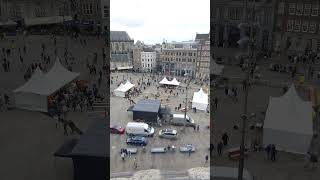 Dam square of Amsterdam Netherlands 🇳🇱 [upl. by Anaitak216]