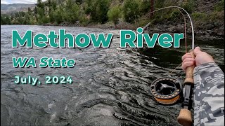 Bangn Streamers on the Methow River WA Aug 2024 [upl. by Enenaj]