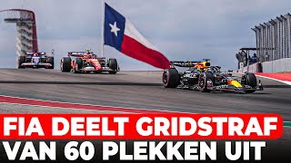 FIA deelt gridstraf van 60 plekken uit Verstappen pakt pole voor F1 Sprint  GPFans News [upl. by Atteloc]