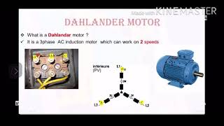 WHAT IS DAHLANDER MOTOR [upl. by Misak]