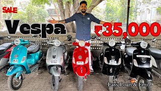 Vespa in 35000 at Rishi Bike Bazar second hand vespa secondhandbikes vespa [upl. by Kovacev189]