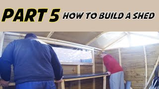 How To Build A Shed Part 5 [upl. by Arikal]