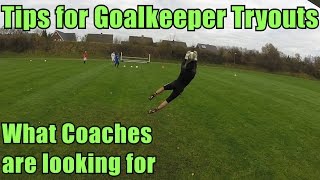 Goalkeeper Training Tips for Goalkeeper Tryouts [upl. by Hakceber446]