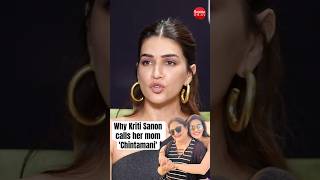 kritisanon reveals why she has saved her mothers name as Chintamani on her phone [upl. by Aniral]