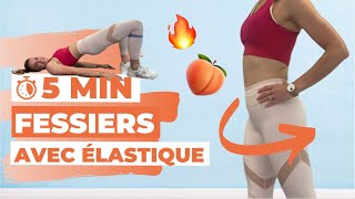 ROUTINE FESSIERS INTENSE AVEC ÉLASTIQUE  5 MINUTES [upl. by Minne63]