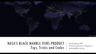 EP1 Intro Tutorials for NASAs Black Marble VIIRS nighttime light product [upl. by Raffin]