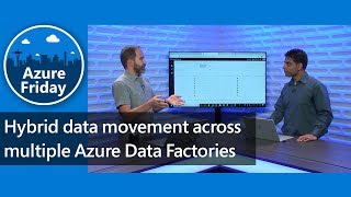 Hybrid data movement across multiple Azure Data Factories  Azure Friday [upl. by Aer]