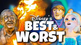 Top 10 WORST amp BEST at the Disney Theme Parks  New Disney Rides Attractions amp More [upl. by Berte]