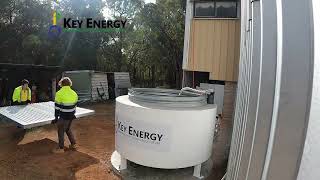 Flywheel Energy Storage in Perth WA  Mechanical Battery with 32kWh Storage and 8kW Power  Offgrid [upl. by Nedyarb647]