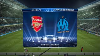 Arsenal v Olympique de Marseille ‐ Group 19  UEFA Champions League round 5 match 18  PES 2013 [upl. by Sower350]