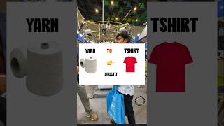 From yarn to Tshirt making machine apparel fashion tshirt fashion [upl. by Mauchi213]