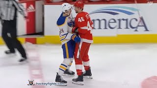 Dylan Cozens vs Jeff Petry Apr 07 2024 [upl. by Blackwell]