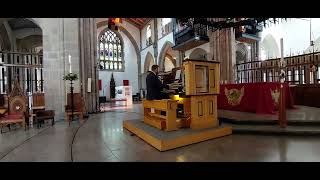 John Robinson plays Hymne daction de grâceTe Deum by Jean Langlais organ of Blackburn Cathedral [upl. by Windy]