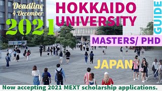 MEXT Scholarship University Recommendation  Hokkaido University  Study in Japan [upl. by Nuriel580]