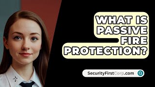 What Is Passive Fire Protection  SecurityFirstCorpcom [upl. by Melinde525]