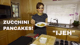 IJEH ZUCCHINI PANCAKE MIDEAST STYLE فطائر الكوسا [upl. by Parrie]