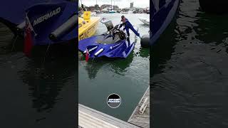 Wight Offshore pulls out at the Solent 80 offshoreracing powerboats ukopra batboat [upl. by Kesley]