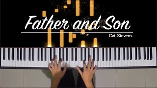 Father and Son  Cat Stevens HQ Piano Cover Tutorial w FREE SHEET MUSIC [upl. by Airla288]