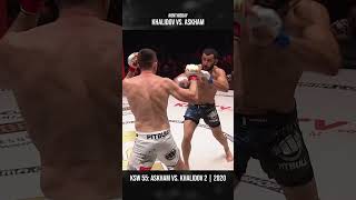 Flying Switch Kick KO Mamed Khalidov vs Scott Askham  OnThisDay in 2020 ksw shorts [upl. by Negyam78]