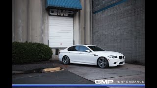 BMW F10 M5 Competition Package With AMS Downpipes and Stage 2 Dinan Tune [upl. by Sunny]