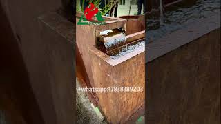 European style Corten Steel Water feature For Garden Designwaterfeature waterfountain gardening [upl. by Housum]