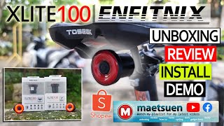 ENFITNIX Xlite100 Bike Light [upl. by Alfreda992]