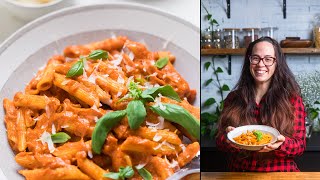 The Best Vegan Penne alla Vodka  Vegan Vodka Sauce [upl. by Wendeline]