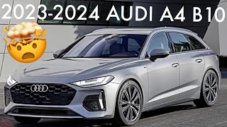 2023  2024 AUDI A4 B10  NEW MODEL  FIRST LOOK EXTERIOR  Audi 2023 facelift  audi a4 review [upl. by Trojan]