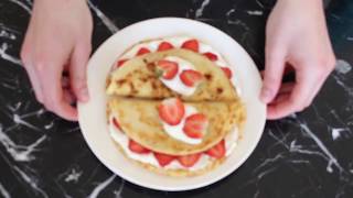 Glutenvrije pannenkoeken in 1 minuut [upl. by Abbie119]