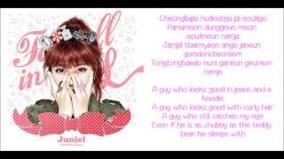 ROM  ENG Juniel  Pretty Boy Lyrics [upl. by Ivens]