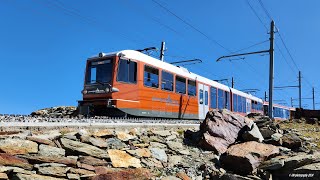 Riding the Gornergrat railway Zermatt  Gornergrat VS [upl. by Morven]