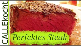 Steak richtig braten Rezept um bestes Rumpsteak zubereiten [upl. by Rabaj]