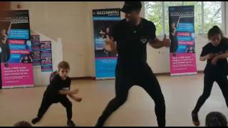 Aston dances with Ashley Banjo [upl. by Akitan341]