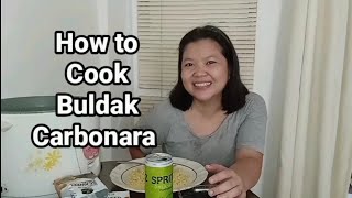 How To Cook Buldak Carbonara [upl. by Rafaelia]