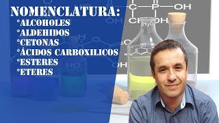 Nomenclatura ORGÁNICA AlcoholesAldehidosCetonasÁcidos CarboxÉsteresÉteres [upl. by Onil]