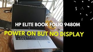 Hp EliteBook Folio 9480m no display [upl. by Odlabso]