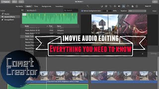 Editing audio in imovie most people dont know you can do this [upl. by Oralle]