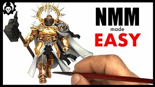 HOW to paint Gold NMM for BEGINNERS  EASY Non Metallic Metal Gold [upl. by Vite72]