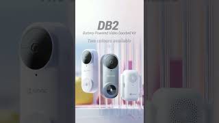 EZVIZ DB2  Up to 115day use with one charge EZVIZ DB2 smarthome smartdoorbell wireless [upl. by Llerrehs873]