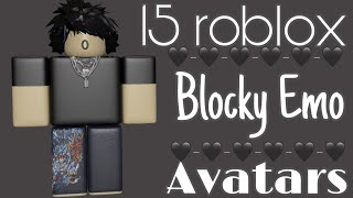 15 Blocky Emo Avatar Looks  Joyce n Claudia city [upl. by Incrocci]