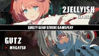 Magatsu  Happy Chaos vs 2Jellyish Elphelt【Guilty Gear Strive】 [upl. by Grayson]