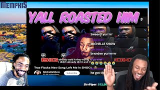 Trae Flockas Shocking Reaction to MichelleShow and epic roast 🤣 [upl. by Surat]