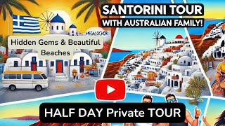 ULTIMATE Island TOUR Exploring SANTORINI with an AUSSIE Family [upl. by Ninnahc352]