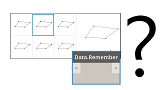 revit dynamo 2021 Generative design Geometry test remember node 04 [upl. by Ahsienek]