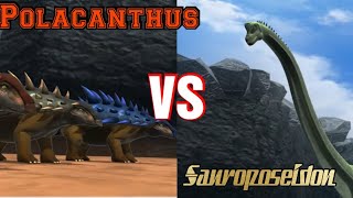 Polacanthus VS Sauroposeidon My Version 2 [upl. by Hoenack]