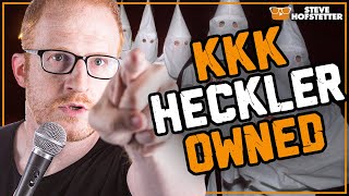 KKK heckler gets owned by standup comedian  Steve Hofstetter [upl. by Amla]