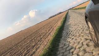 ParisRoubaix 2019  le Carrefour de larbre en voiture [upl. by Navoj]