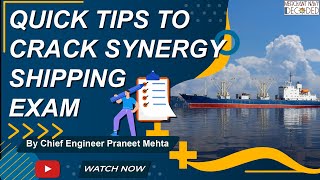 Important Tips for clearing Synergy Exam for Marine Engineering and GME students [upl. by Rese439]