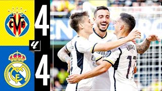 Real Madrid vs Villarreal 44  All Goals  Highlights  2024 [upl. by Kcam260]