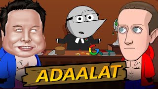 Google Courtroom  ELON VS MARK  Angry Prash [upl. by Anilys]